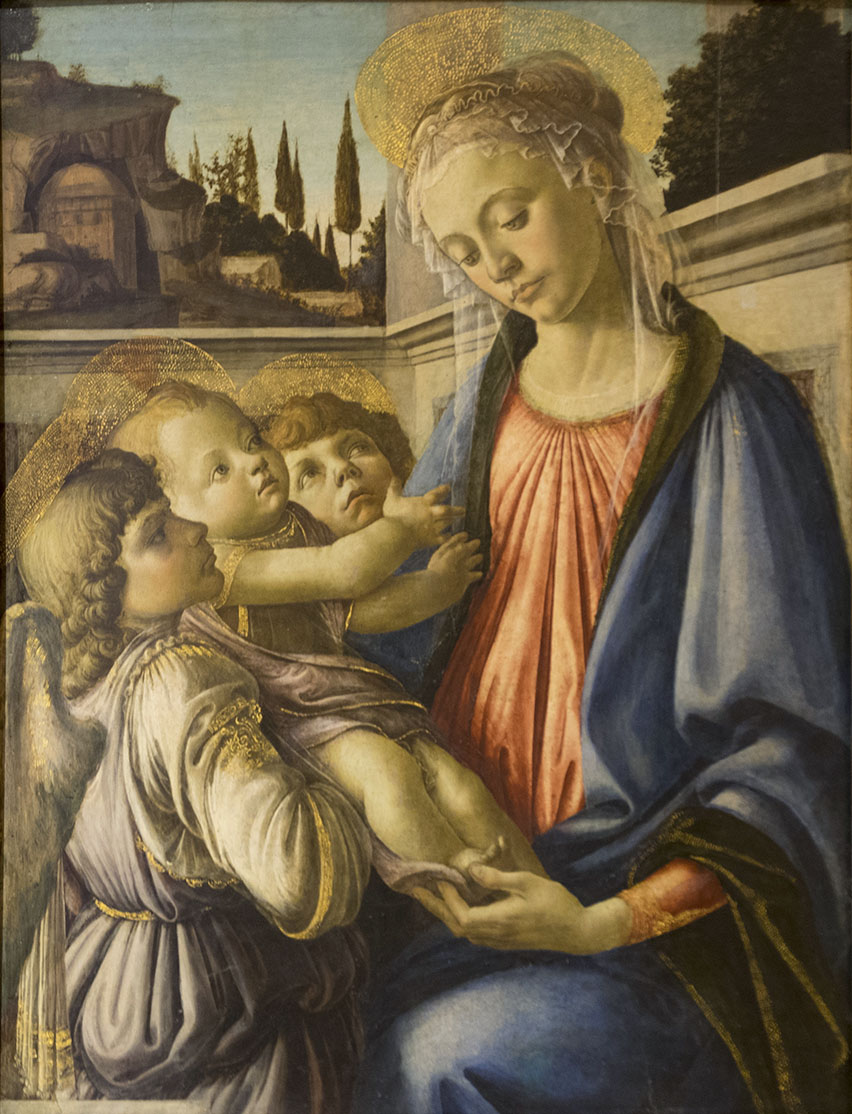 Madonna col Bambino Botticelli Capodimonte